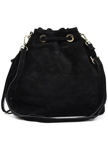 Сумка кроссбоди через плечо женская замшевая с бахромой Черный 35683 Firenze (334285421)