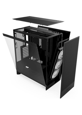 Корпус H7 Flow Black (CM-H72FB-01) без БЖ NZXT (315817172)