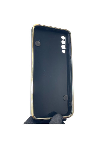 Чохол для телефона Galaxy A50s (SM-A507F) жіночій із ремінцем з прикрасами та золотою окантовкою на самсунг а50с чорний gs1 Samsung (366227824)