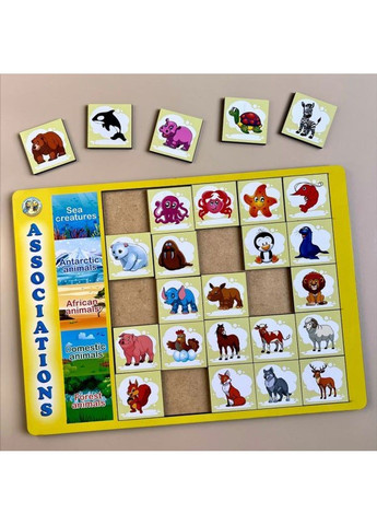 Ассоциации Деревянный планшет-рамка. Животные ПСД 133 Ubumblebees (297082732)