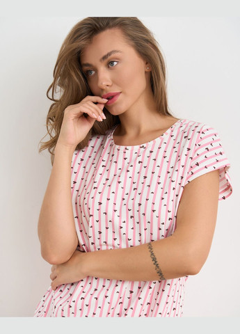 Розовая комплект с шортиками Nicoletta