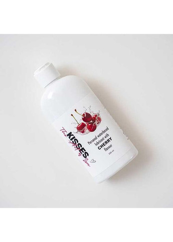 Лубрикант на водной основе Kisses Вишня 200 мл. – Интимная смазка - (372733903)