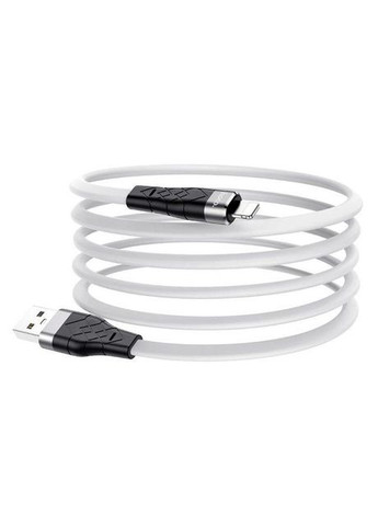 Кабель силіконовий X53 Angel USB — Lightning білий Hoco (279826929)