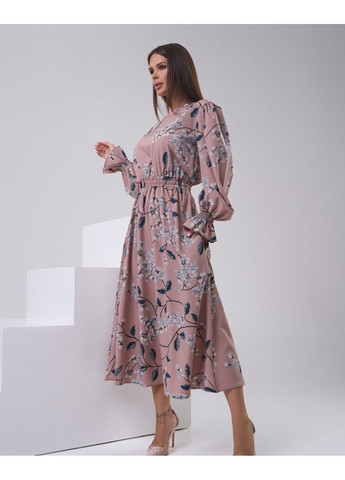 Бежева повсякденний сукні sa-549 бежевий ISSA PLUS