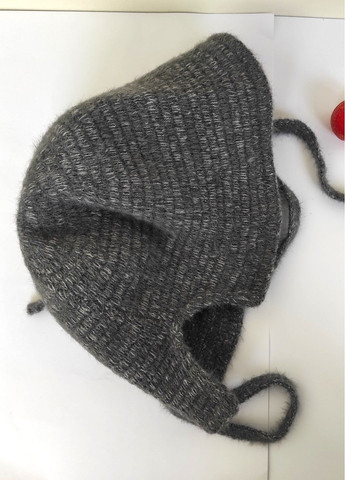 Жіночий Зимовий Капелюх Капор В'язана Тепла Шапка Капор на Зав'язках з М'якої Пряжі Модний Головний Убір на Зиму 2025 No Brand в'язана шапка капор з зав'язками (366453908)