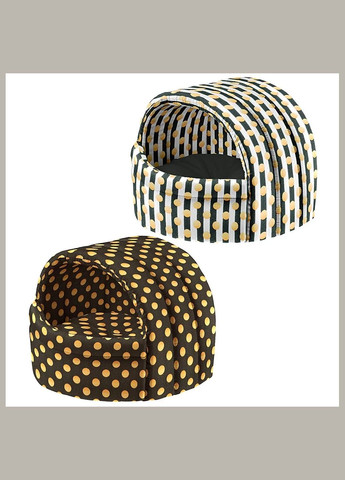 М'який будиночок для котів і маленьких собак Alveo (Ферпласт Алвео) 45 х 43 х 40 см — 45, Коричневий Ferplast (297511382)