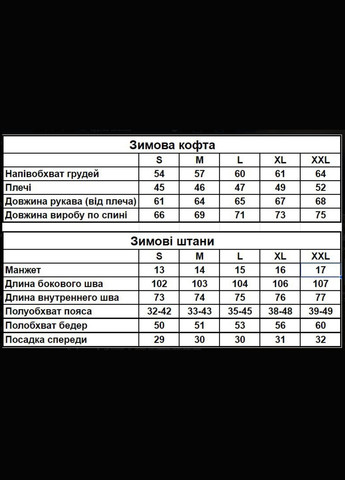 Зимний спортивный костюм No Brand (311196135)