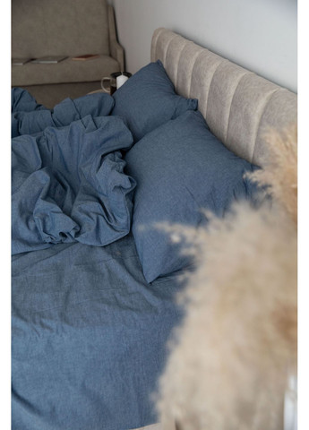 Постельное белье вареный хлопок "Белый" Полутораспальный, Классическая простыня, наволочки 50х70 IN.HOME_UA (371141802)