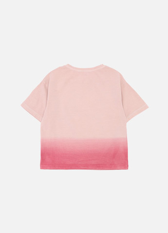 Світло-рожева літня футболка з коротким рукавом для дівчинки колір світло-рожевий цб-00276677 Yuki