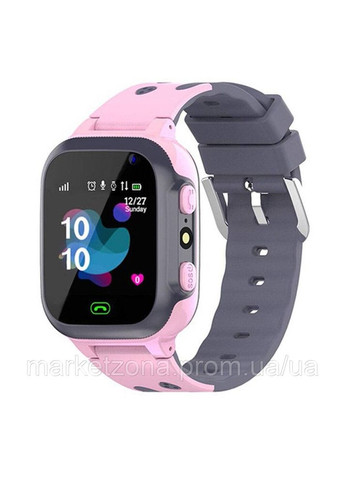 Дитячий смарт годинник Z1 з сім картою відстеженням українською мовою для дівчинки рожевий Smart Baby Watch (334314615)