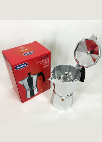 Гейзерная кофеварка MG-1002 300 мл, гейзер для кофе, кофеварка гейзерного типа, кофеварка для дома Magio (364664650)