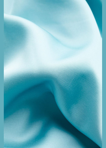 Светло-бирюзовое кэжуал платье H&M однотонное