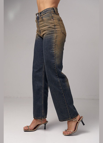 Жіночі джинси з ефектом two-tone coloring Lurex - (287340242)