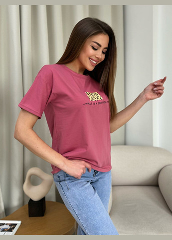 Темно-розовая летняя футболки Magnet WN20-605