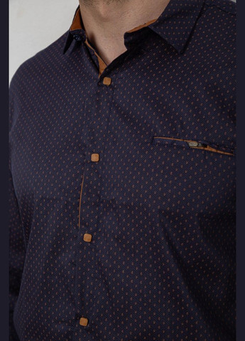 Темно-синяя рубашка Ager
