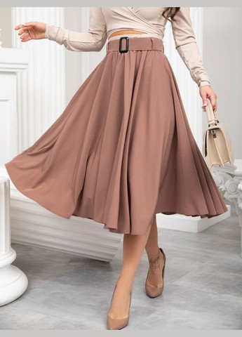 Спідниця 13216 коричнева ISSA PLUS (266783809)