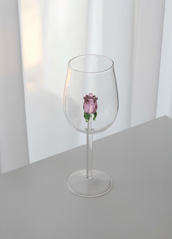 Бокал для вина и коктейлей роза внутри 550мл No Brand (330777848)