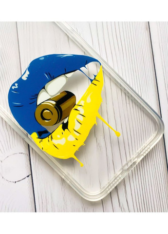 Прозорий чохол на Xiaomi Redmi Note 8 Pro:: Губи і патрон (принт 264) Creative (360688857)