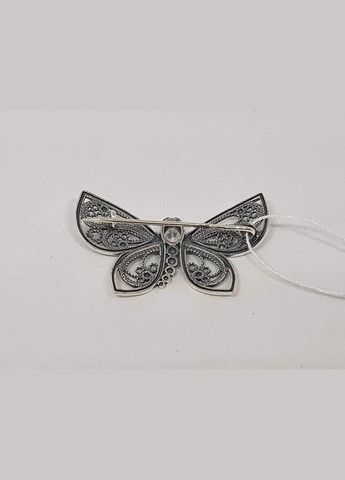 Серебряная брошь с фианитами. 9532 Ірій (290186210)