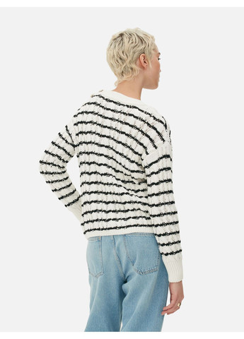 Белый джемпер демисезон,белый в черную полоску, Primark