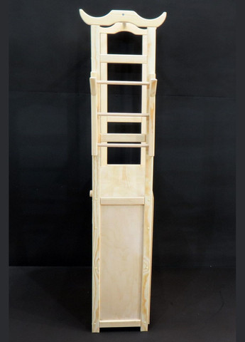 Стойка вешалка для одежды из дерева Полатен бланже (СВГ-004301) No Brand (328078305)