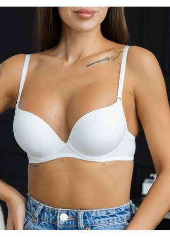 Белый женский бюстгальтер с пуш-ап Acousma с косточками нейлон