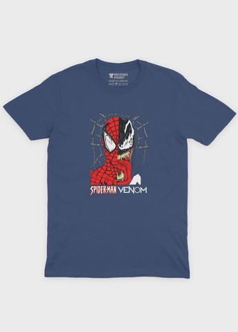 Жіноча футболка з принтом супергероя - Людина-павук (TS001-1-NAV-006-014-050-F) Modno - (292116231)