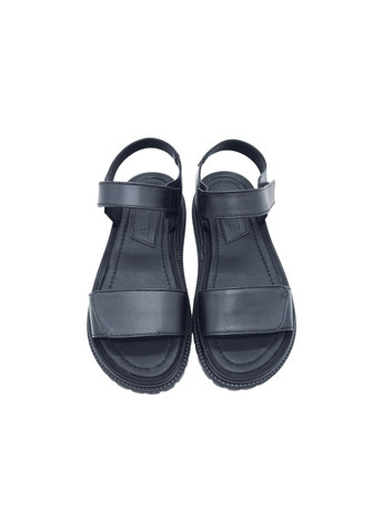 Жіночі босоніжки чорні шкіряні FS-18-26 26,5 см (р) Foot Step (292401641)