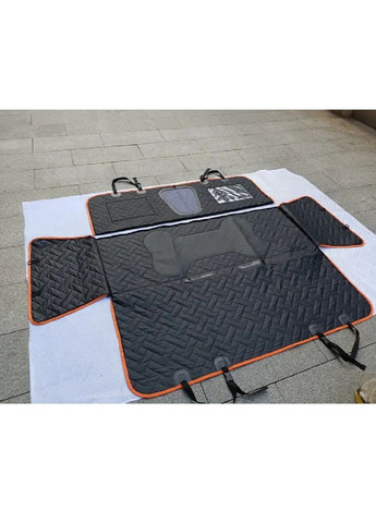 Накидка на сидіння автогамак з екошкірою для перевезення тварин котів собак у салоні машини автомобіля 147х137 см (479752-Prob) Unbranded (323190372)