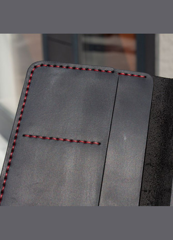 Лонгер Handy, чорний з червоною ниткою SD Handmade (366577954)