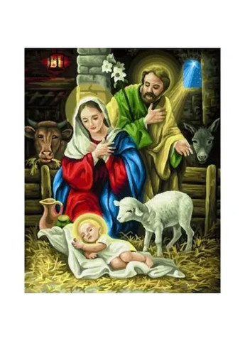 Алмазная мозаика Икона Рождество Иисуса 40х50 см SP103 ColorArt (290192152)