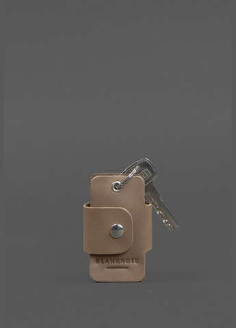 Кожаная ключница смарт-кейс 4.0 светло-бежевая Crazy Horse (A-028658) BlankNote (330144404)