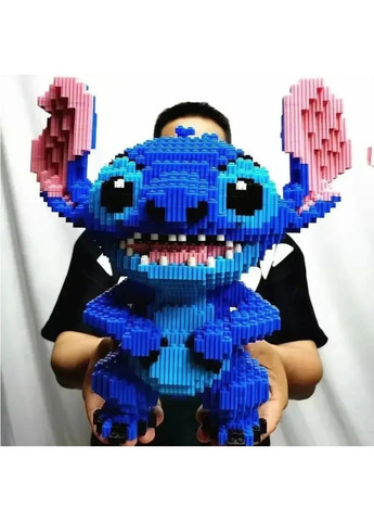 Конструктор 3D «Стич Disney» для дітей та дорослих, 5600 деталей, пластиковий, розвиваючий, фігурка 30 см, унісекс No Brand (364191324)