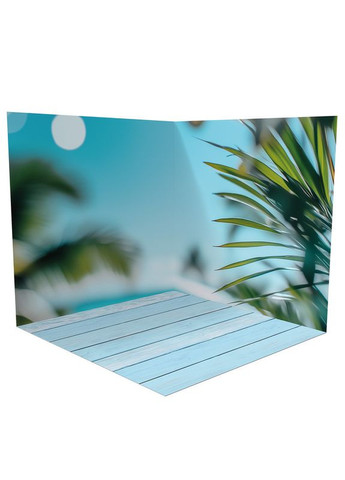 Вініловий кутовий фотофон 100х100см, Frontlit 450 г/м2 №58631 PhotoVinyl (360983239)