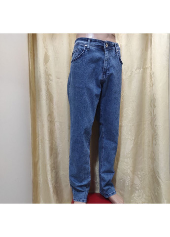 Джинси чоловічі Мом молодіжні стрейч блакитні Hacker (350349666)