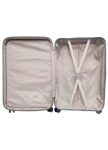 Валіза дорожня велика L 0508 пластикова Carbon (297644279)