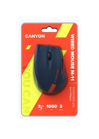 Мишка (CNE-CMS11BR) Canyon m-11 usb blue (268143798)