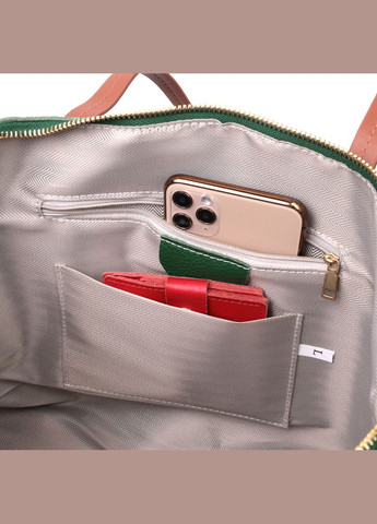 Сумка жіноча через плече шкіряна 22302 Зелений Vintage (302009365)