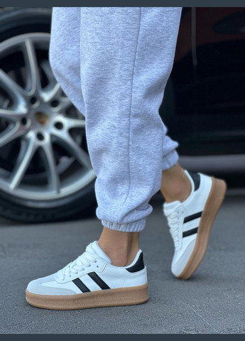 Білі білі кросівки жіночі повсякденні весна осінь підошва на високій підошві No Brand