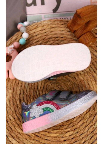 Серебряные демисезонные кроссовки детские серебристые Tom.M