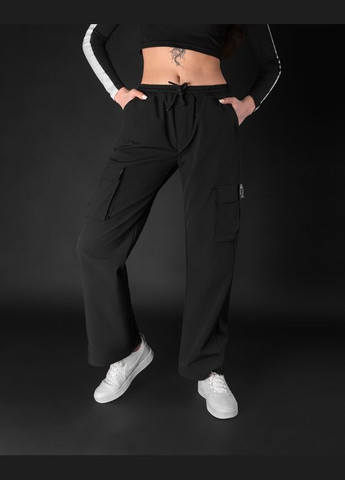 Жіночі брюки карго Клондайк чорний BEZET (291437862)