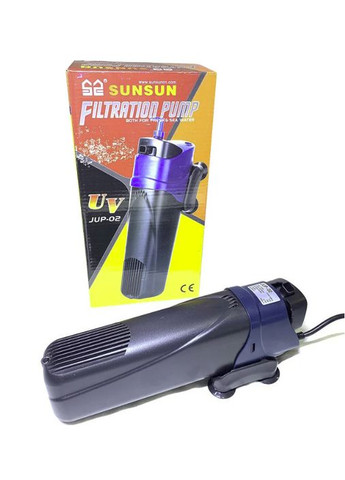 Внутрішній фільтр для акваріума JUP-02 UV 5 Вт 500 л/год до 150 л Sunsun (322771829)