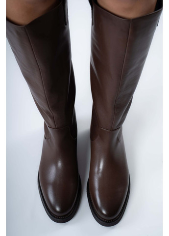 Чоботи жіночі Натуральна шкіра коричневі 346808 Where Uwear (370268983)