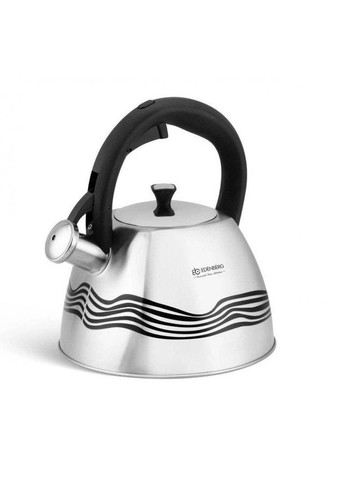 Чайник зі свистком з нержавіючої сталі та змінним кольором декору при нагріванні 3 л (EB3542) Edenberg (264660176)