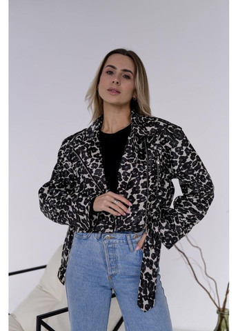 Комбинированная демисезонная женская косуха стильная модная весна осень стиль украинское производство No Brand