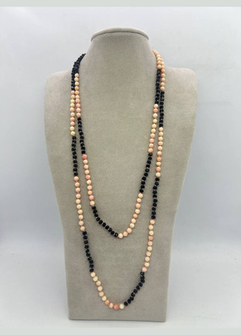 Бусы коралл и чешское стекло 118 см No Brand (322007160)