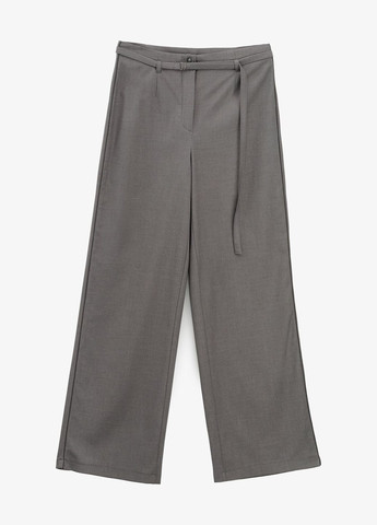 Брюки палаццо однотонные женские 2502-K Серый shop (2000990925664) On me Палаццо (317215302)