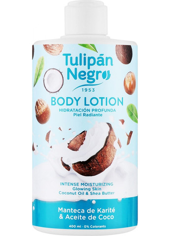 Лосьон для тела "Масло ши и кокоса" Shea Butter & Coconut Oil Body Lotion 400ml (1224883-31020536) Tulipan Negro (368643921)
