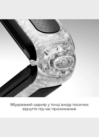 Мастурбатор Flip Zero Black, переменная интенсивность стимуляции, раскладной Tenga (335389923)