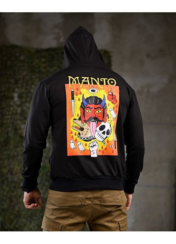Мужское демисезонное худи Manto Devil черное Freedom (361677426)